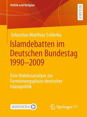 cover image of Islamdebatten im Deutschen Bundestag 1990–2009